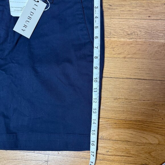 Ledbury Navy Richmond Shorts Mens Size 35 7.5 Length - Picture 8 of 14